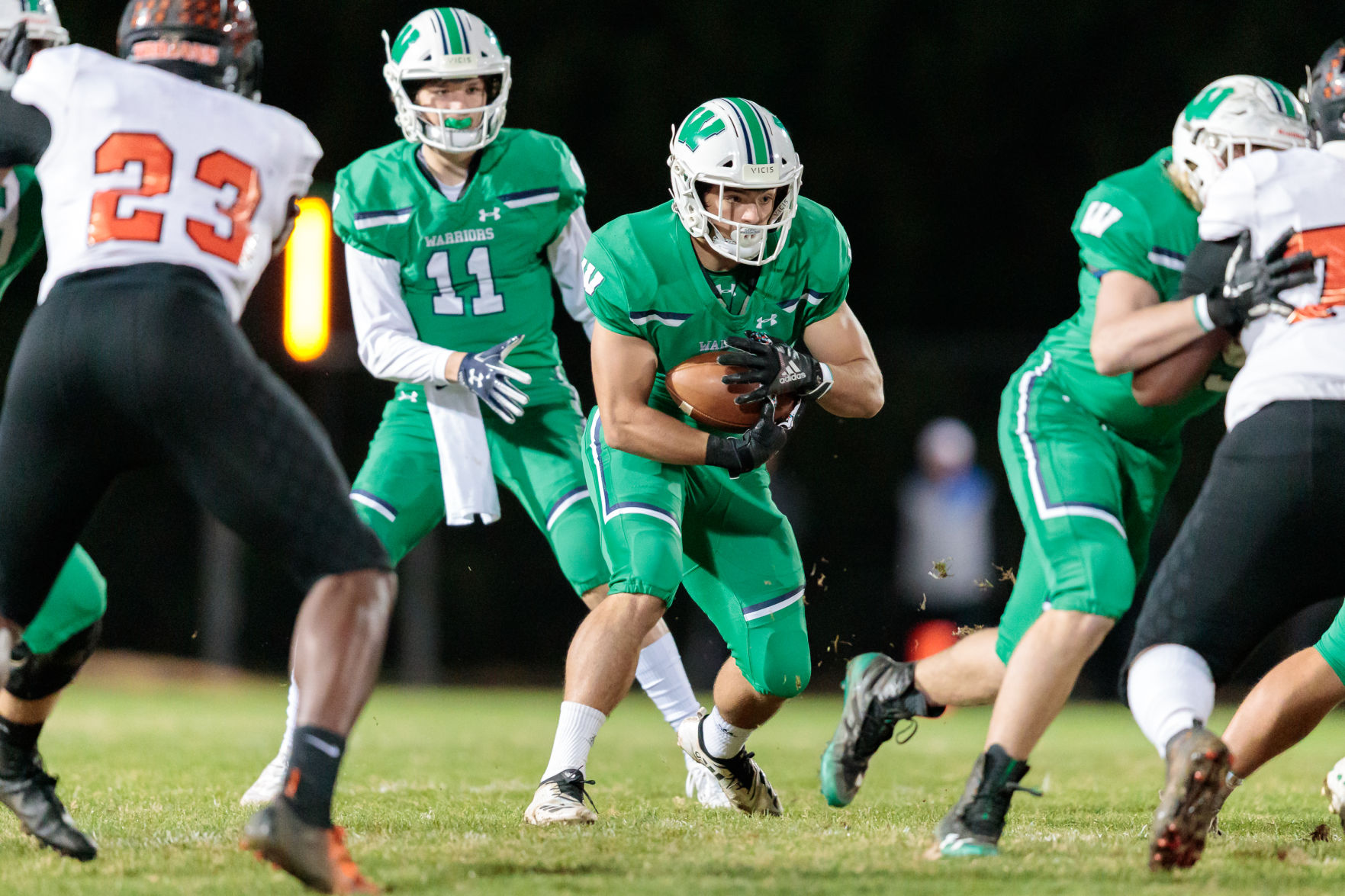 The Northwest Cabarrus Trojans fall to the Weddington Warriors in the third round of the 3AA State playoffs.